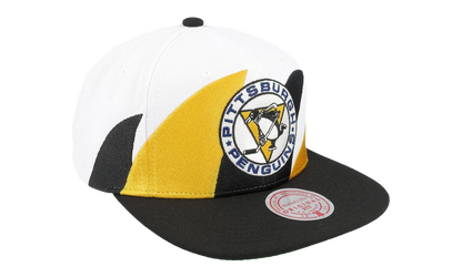 NHL Vintage Sharktooth Snapback Cap "Pittsburgh Penguins - White" 6HSSSH22088 PPEWHIT