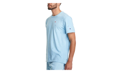 C-Life Heritage Paint Splatter T-Shirt "Candid Blue" T25969 549967 AZZC