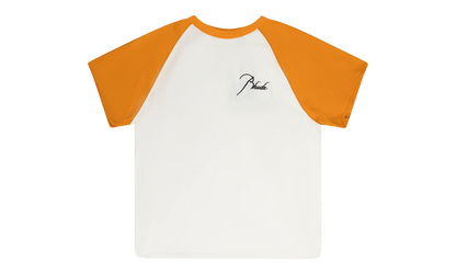 Raglan T-Shirt "White / Orange" RHDMTPS0144 ORN