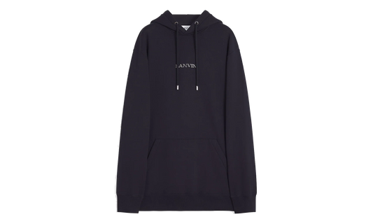 EMBROIDERED OVERSIZED HOODIE "Black" RU HO0009 J110 P24 10