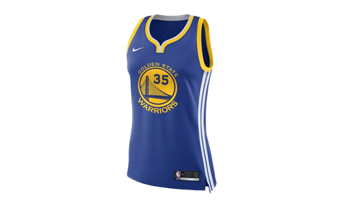 NBA GS Warriors Away Icon Swingman Jersey WMNS "Durant" 867034 496