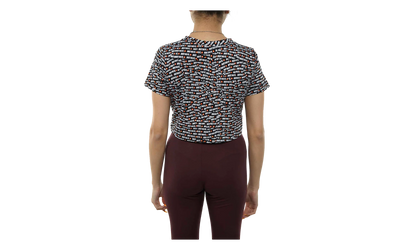 JDI Anniversary AOP Crop Top WMNS "Black / White - Orange" AQ0249 010