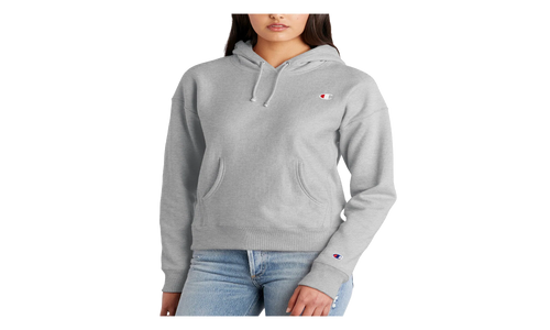 Reverse Weave Fleece Pullover Hoodie WMNS "Oxford Grey" GF757 806
