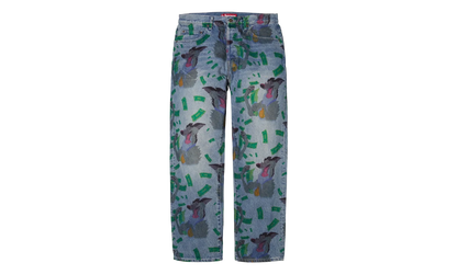 All Dogs Go To Heaven Loose Fit Jean "FW25 - Washed Indigo" SU26919