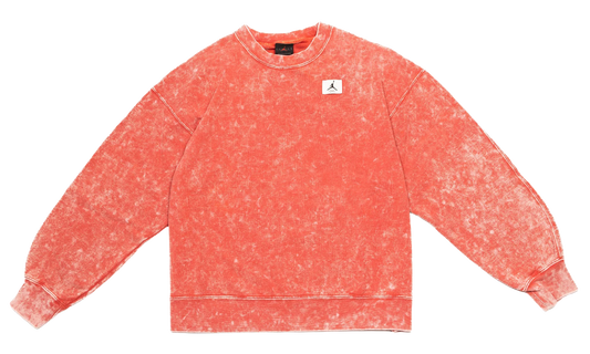 Jordan Flight Washed Crewneck Sweatshirt WMNS "Lobster" DQ4601 605