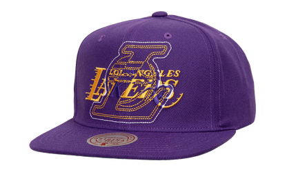 NBA Double Up Snapback Cap "Los Angeles Lakers - Purple" HS9643 LALPURP