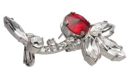 CRYSTAL DROP EARRINGS "RED" SM1VG0052P6479982