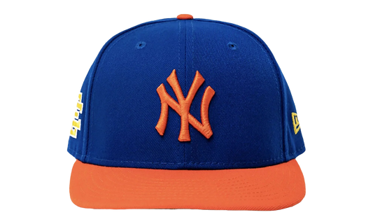 59FIFTY MLB FW21 NY YANKEES FITTED HAT "ERIC EMANUEL - Royal/Team Orange" EE422