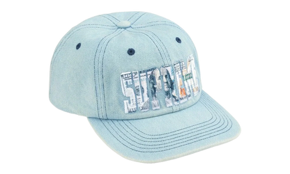 Embroidered Money Logo 6 Panel Hat "SS26 - Denim" SU27432
