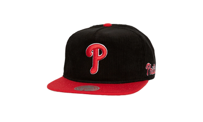 MLB Double Cord Deadstock Snapback Cap "Philadelphia Phillies - Black" HM10166 PPHBLCK