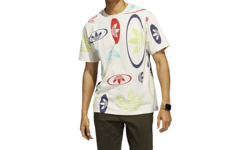 All-Over Print Tee "Wonder White Multi Color" HG3873