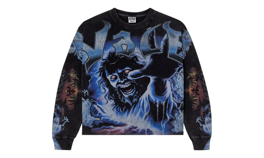 FEAR THERMAL SWEATSHIRT "Blue / Black" VAL107