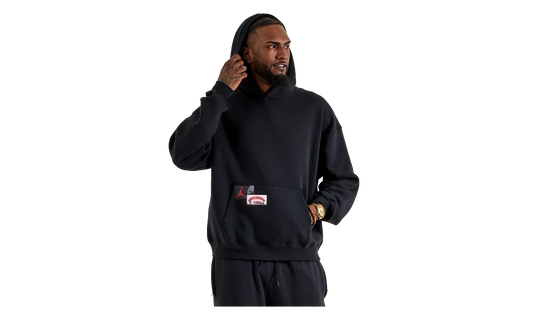 Jordan Brooklyn Oversized Pullover Hoodie "Black" IM7943 010