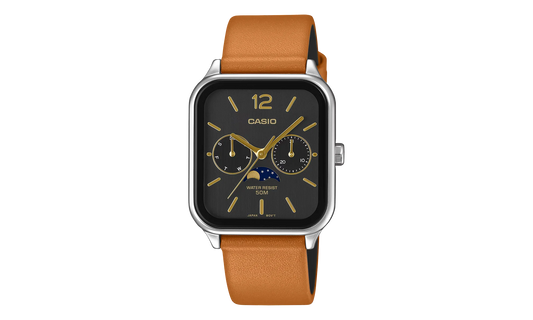 Casio Standard "Brown Leather Band" MTPM305LC 1A