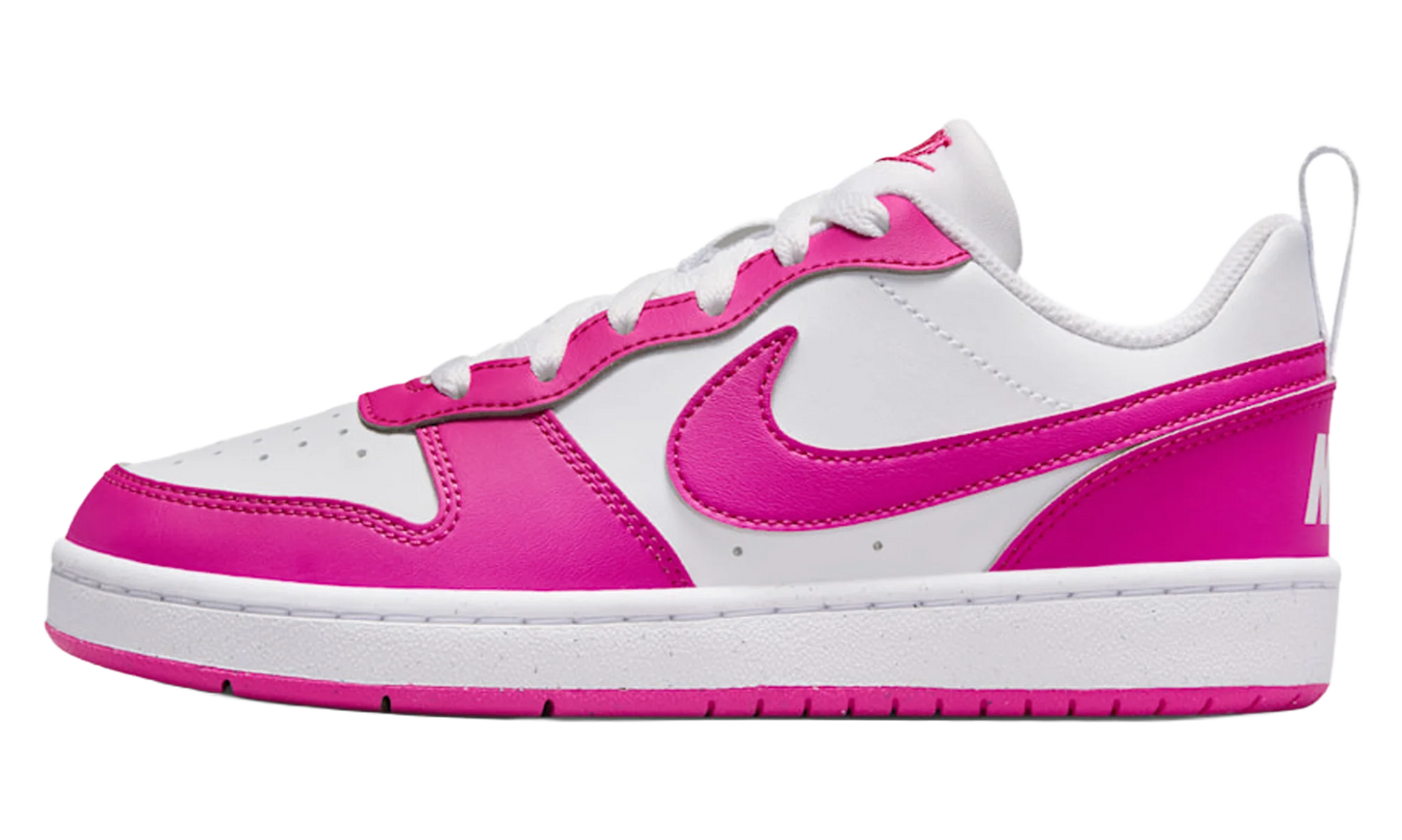 Court Borough Low Recraft GS "Laser Fuchsia White" DV5456 123
