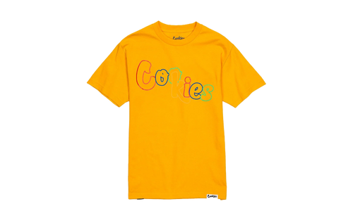 Pushin' Weight Logo Tee Shirt "Yellow" 1540T3628 GLD