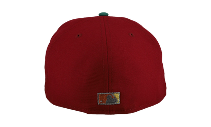 59FIFTY Montreal Expos Olympic Stadium Fitted Hat "Two-Tone Maroon" NE171