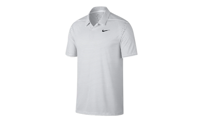 Dri-fit Striped Golf Polo Shirt "White / Black" AJ5482 100
