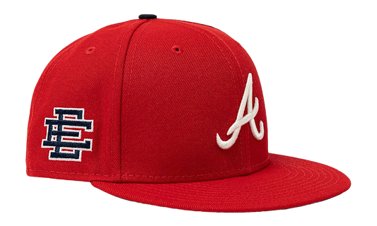59FIFTY MLB ATL FITTED HAT "ERIC EMANUEL - Team Red" EE428