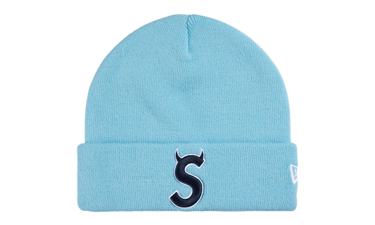 New Era Devil S Logo Beanie "SS26 - Light Blue" SU27419
