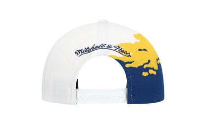 NCAA Paintbrush Snapback Cap "Marquette Golden Eagles - White / Navy" HHSS3302 MAUYYPPPWHNV