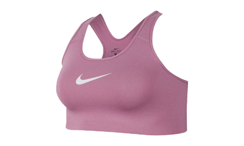 Swoosh Medium-support Non-padded Sports Bra (Plus Size) WMNS "Pink" BQ0973 693