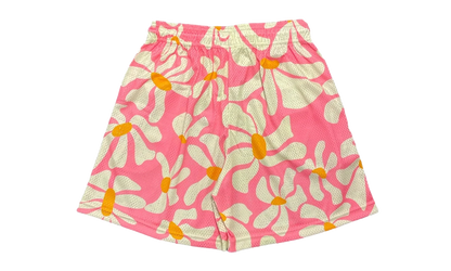 EE Basic Shorts "Pink Daisies / Yellow" EE168