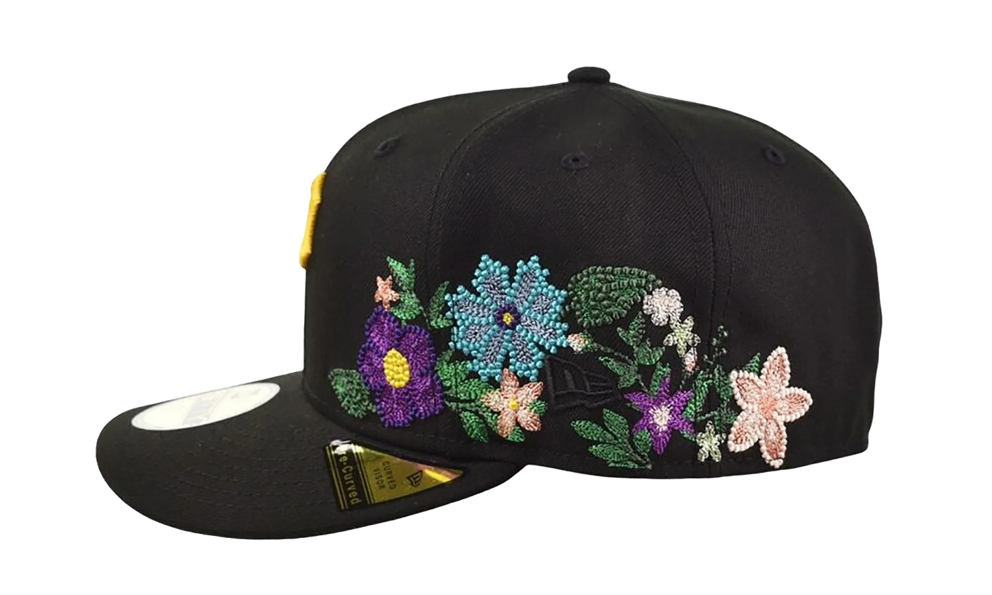 59FIFTY Tonal Florals Pittsburg Pirates Fitted Hat "Black" 60668936