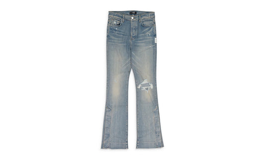 Broken Flare Skinny Jeans "Blue" PF22MDF092_CLAY_INDIGO