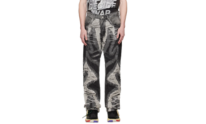 PATH WIDE-LEG JEANS "Coal" 232389M186005