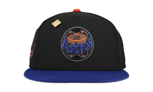 59FIFTY Houston Astros 25th Silver Anniversary Patch Fitted Hat "Black" 123451294906