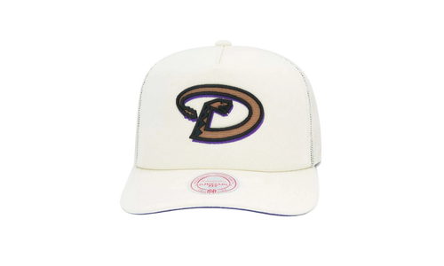 MLB Cooperstown Evergreen Trucker Snapback Cap "Arizona Diamondbacks - Off White" HHSS6490 ADIYYPPPOFWH