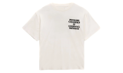Nothing Changes Short-Sleeve Tee "White" HTG260191 WHT