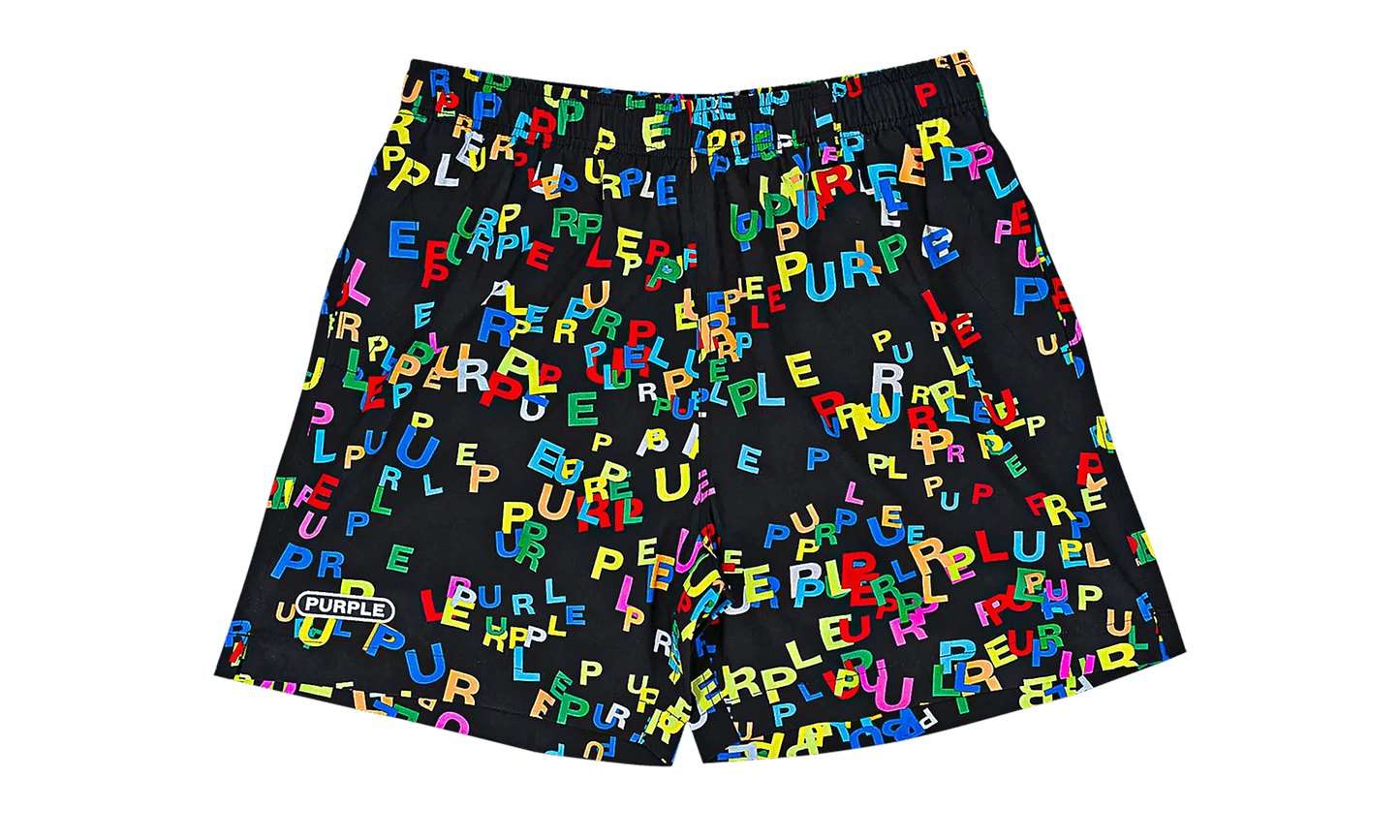 POLYESTER ALL ROUND SHORT "Multicolor" P504 PMLS123