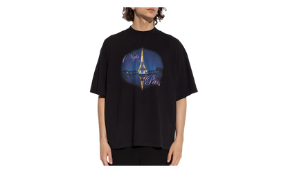 Night in Paris Oversized T-Shirt "Washed Black" UH76TR410B WASH