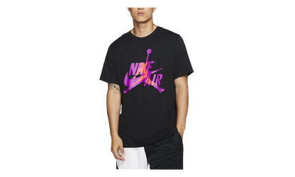 Air Jordan Jumpman Classics Short Sleeve Tee "Carbon Heather / Black" BV5905 012