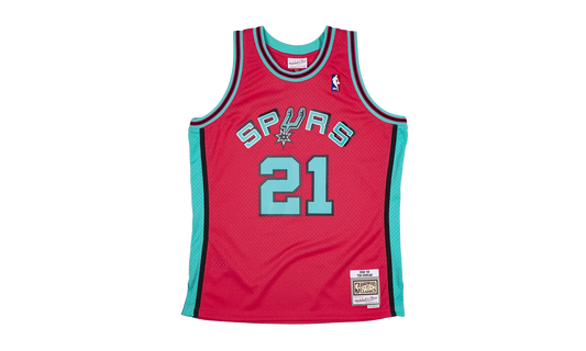 NBA Tim Duncan Reload Swingman Jersey "1998 San Antonio Spurs - Pink" SMJYCP19304 SASPINK98TDU
