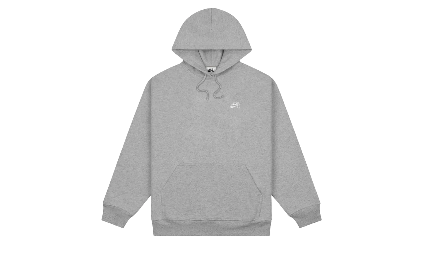 SB Fleece Pullover Skate Hoodie "Dark Grey Heather / White" FV7351 063