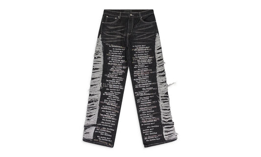 Ultra Flare Denim "Coal" 11200840002AW23