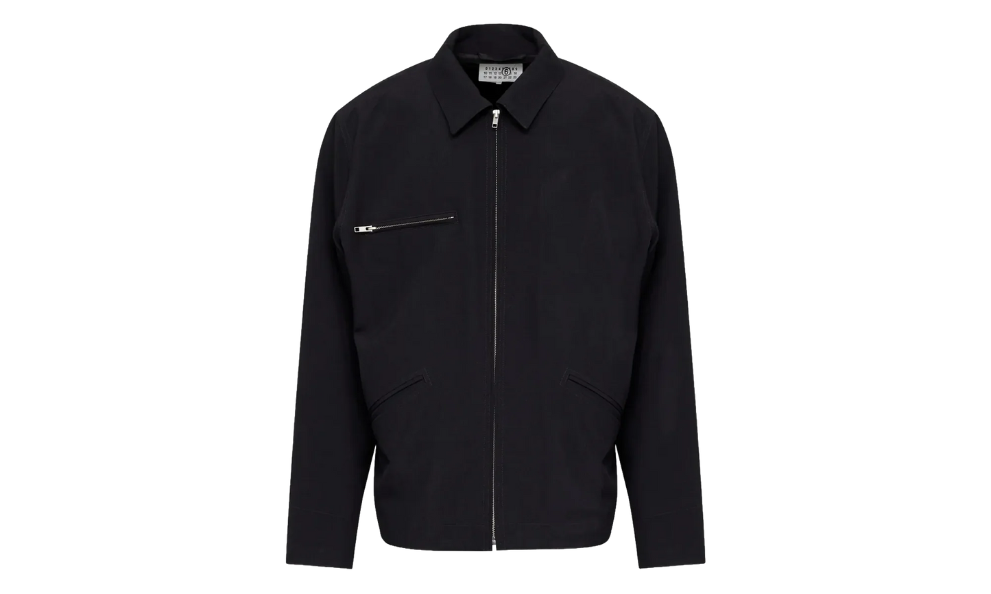 Light Wool Blend Zip Jacket "Black" SH0AM0069M35436900