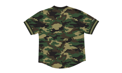 NBA Mesh V-Neck Tee "Chicago Bulls - Camo" MSPOMG18018 CBUCMWD1