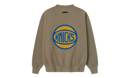 NBA Mens Knicks Sports Fit Crewneck "Homestead Heather" 192NB256508F