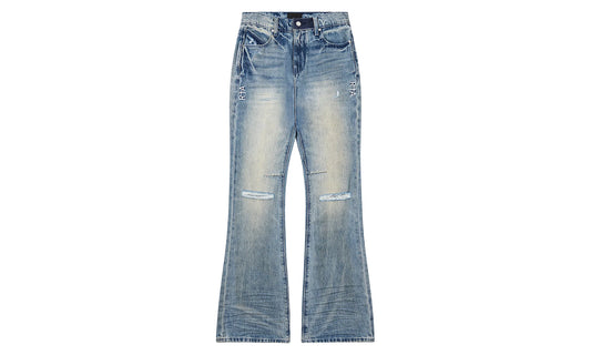 Mael Flared Muddy Sky Denim "Blue" B2234MDSKY