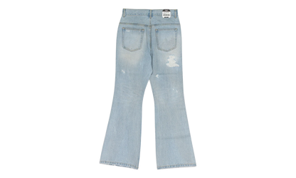 Double Closure Flared Denim "Blue" PI00002
