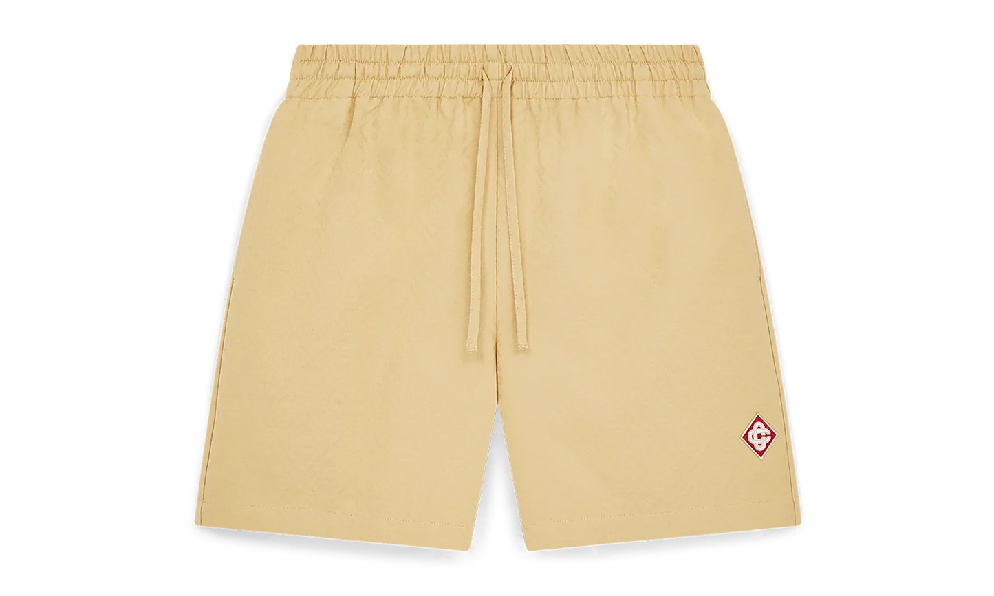 Drawstring Monogram Shorts "Yellow" MPF25 TR 287 01