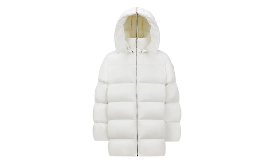 Rick Owens Woven Hooded Cyclopic Coat "Milk" MON39
