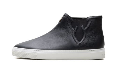 Leather High Top Trainers "Black" CHRM1173