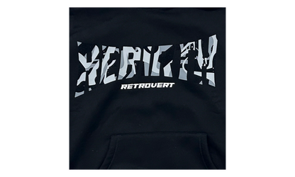 Rhinestone Rebirth Pullover Sweatshirt "Black" RET031