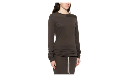 Rick Owens Knitted Girder Long-Sleeve T-shirt WMNS "Dark Dust" MON42