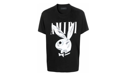 Metallic Playboy Bunny T-Shirt "Black" MJLT013 001